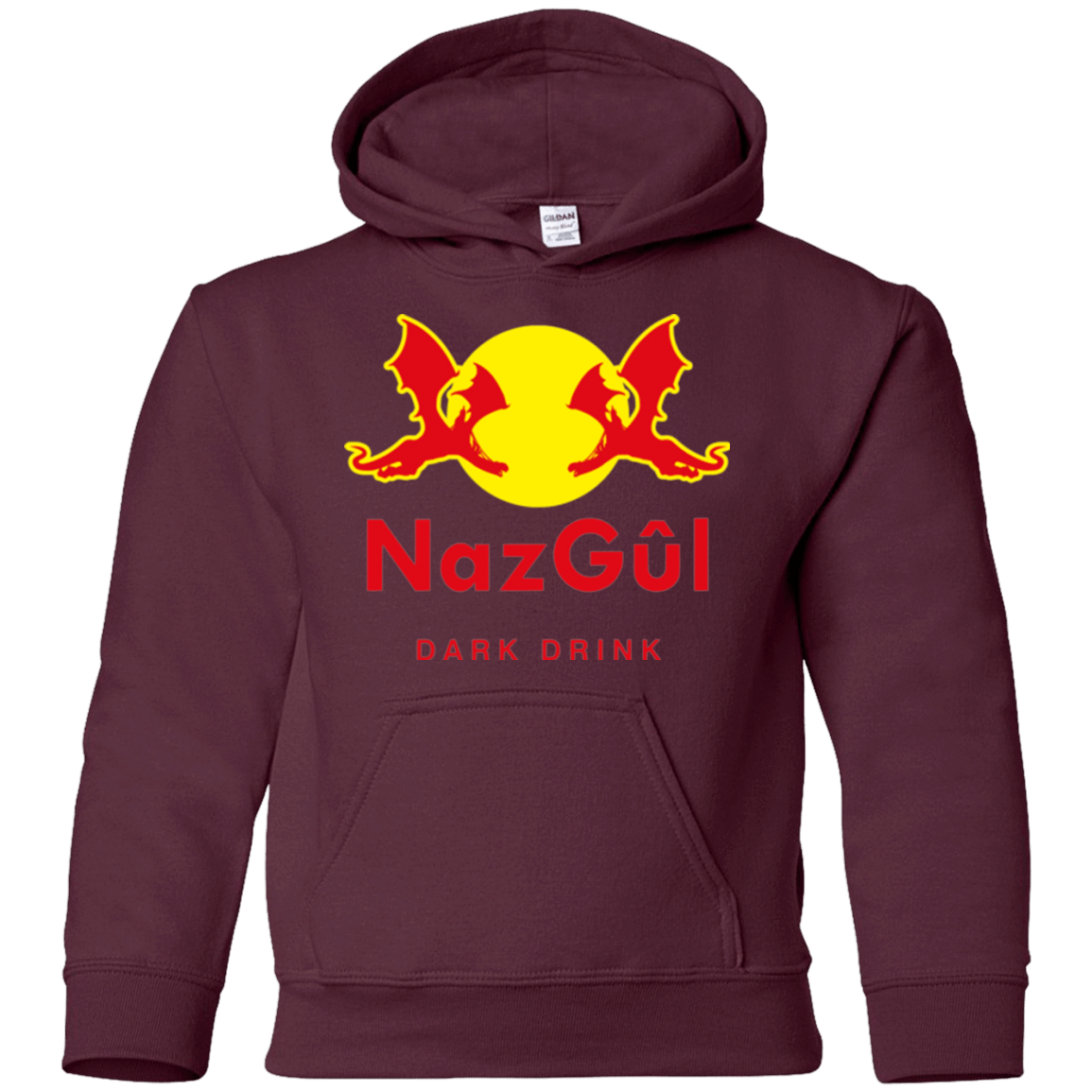 Sweatshirts Maroon / YS Dark drink Youth Hoodie