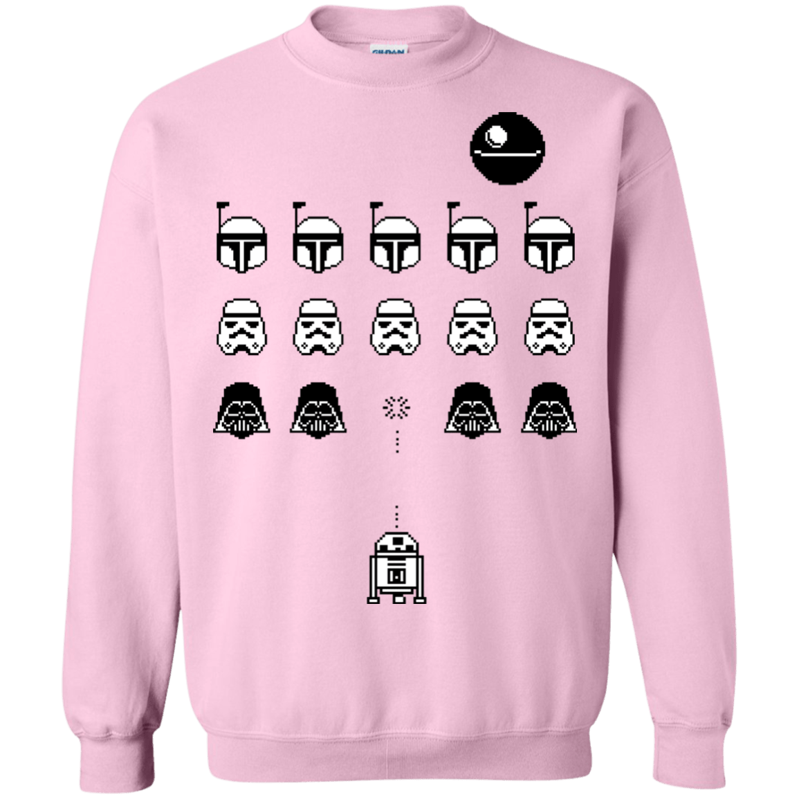 Sweatshirts Light Pink / Small Dark Invaders Crewneck Sweatshirt