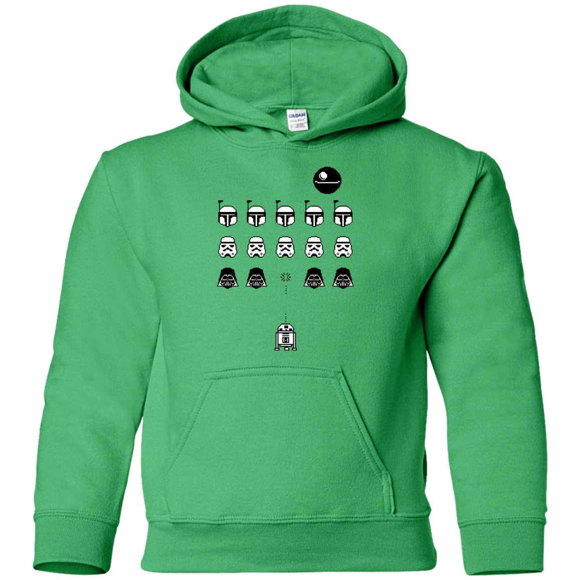 Sweatshirts Irish Green / YS Dark Invaders Youth Hoodie