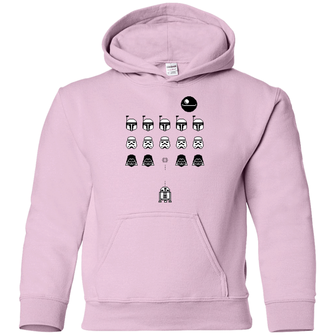 Sweatshirts Light Pink / YS Dark Invaders Youth Hoodie