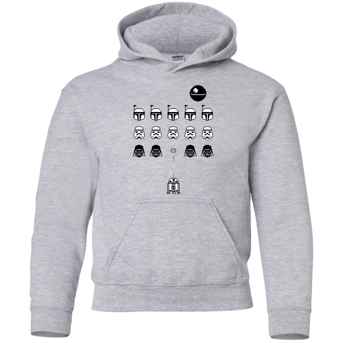 Sweatshirts Sport Grey / YS Dark Invaders Youth Hoodie