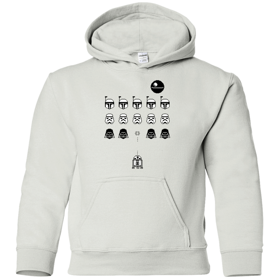 Sweatshirts White / YS Dark Invaders Youth Hoodie