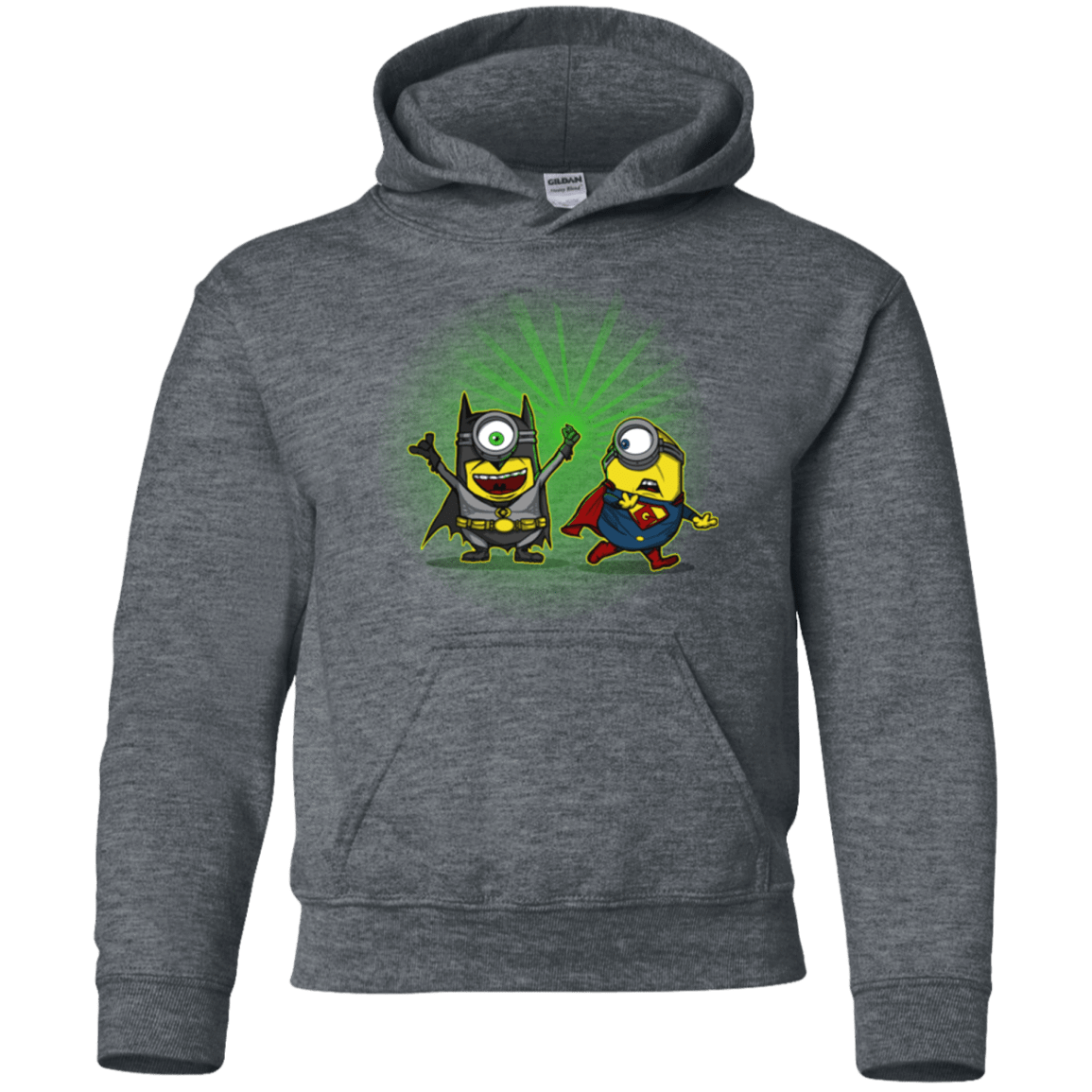 Sweatshirts Dark Heather / YS Dark Minion VS False God Youth Hoodie