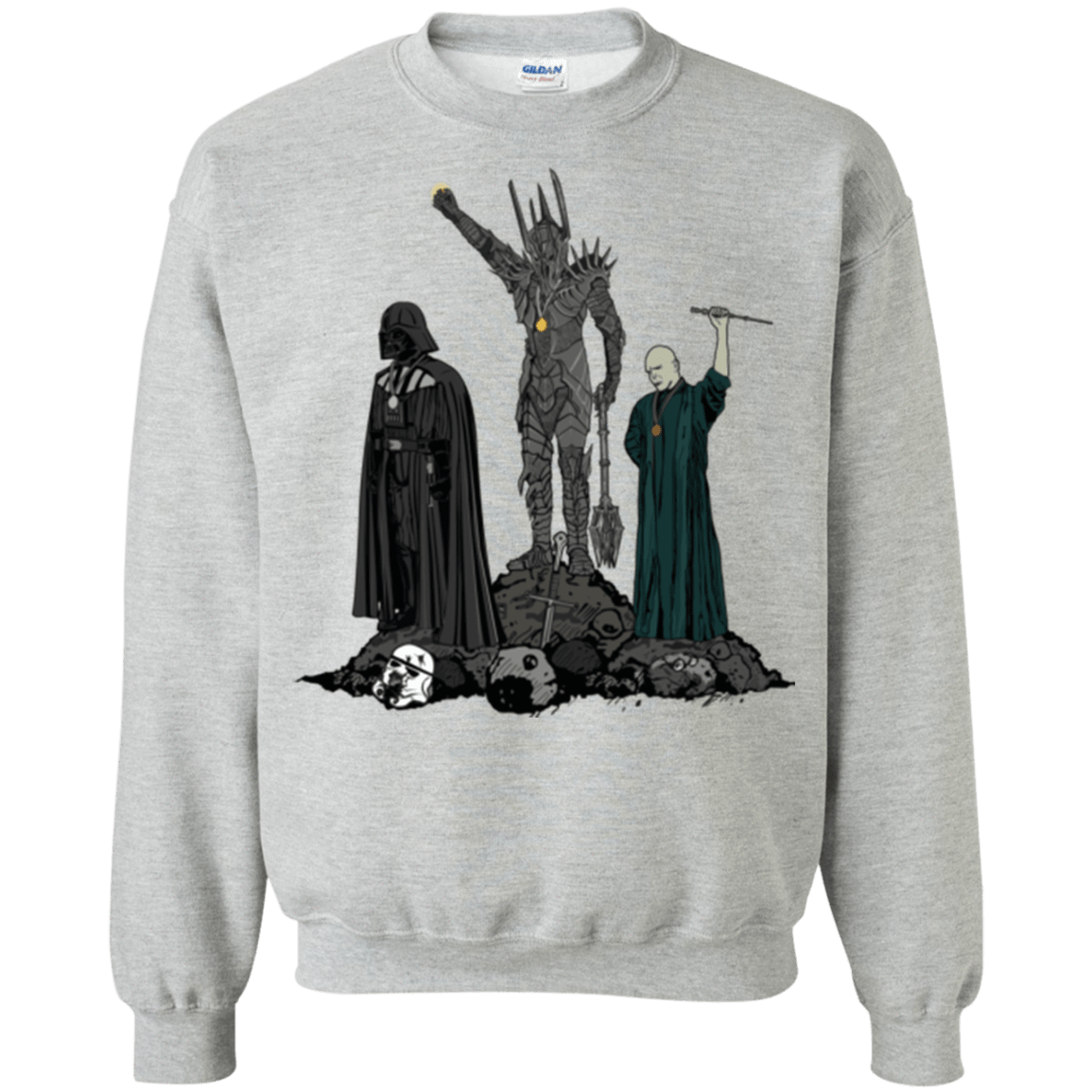 Sweatshirts Sport Grey / Small Dark Power Crewneck Sweatshirt