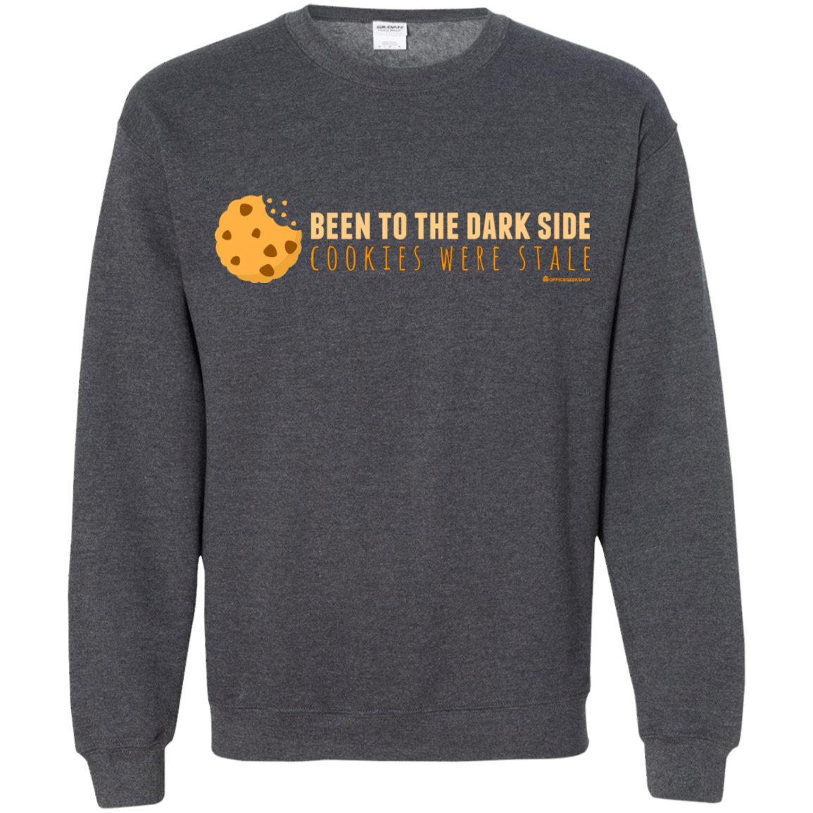 Sweatshirts Dark Heather / Small Dark Side Cookies Crewneck Sweatshirt