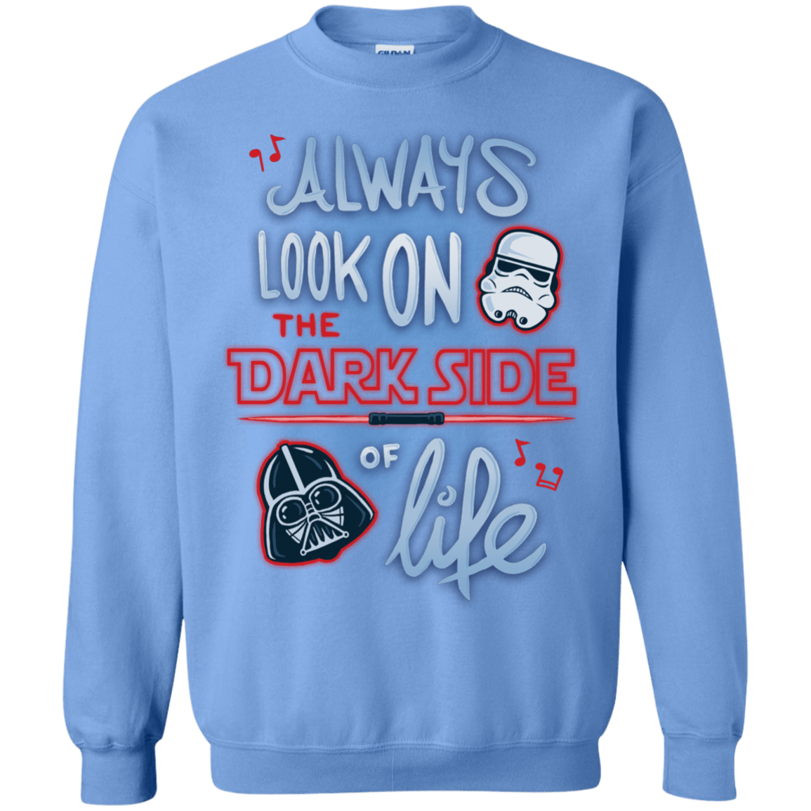 Sweatshirts Carolina Blue / Small Dark Side of Life Crewneck Sweatshirt