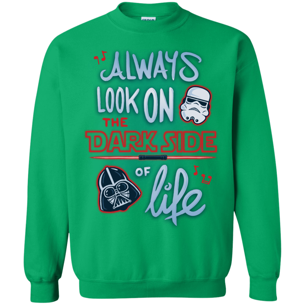 Sweatshirts Irish Green / Small Dark Side of Life Crewneck Sweatshirt
