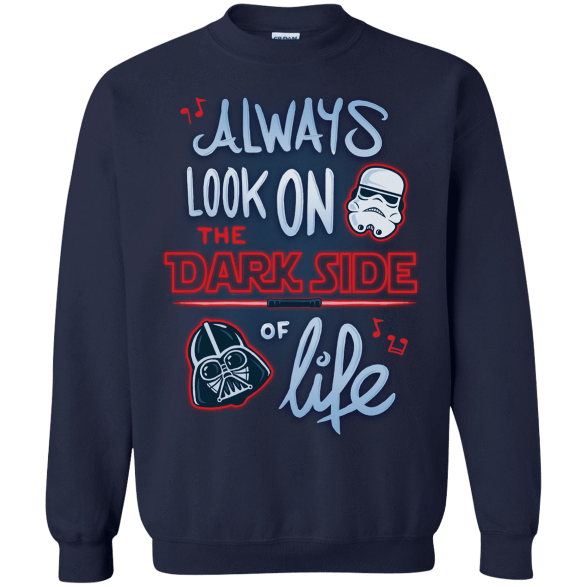 Sweatshirts Navy / Small Dark Side of Life Crewneck Sweatshirt