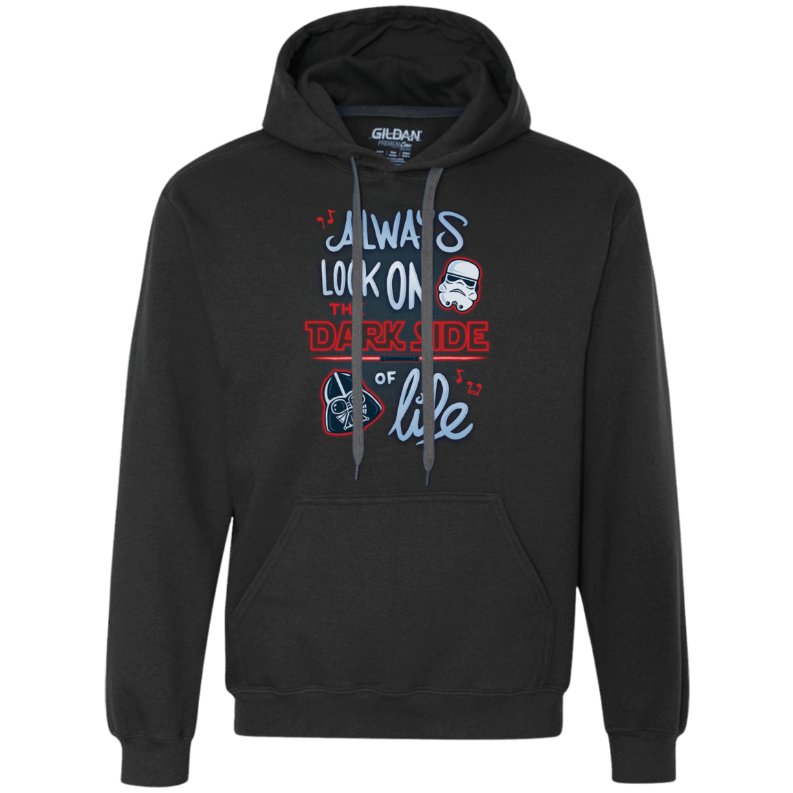 Sweatshirts Black / Small Dark Side of Life Premium Fleece Hoodie