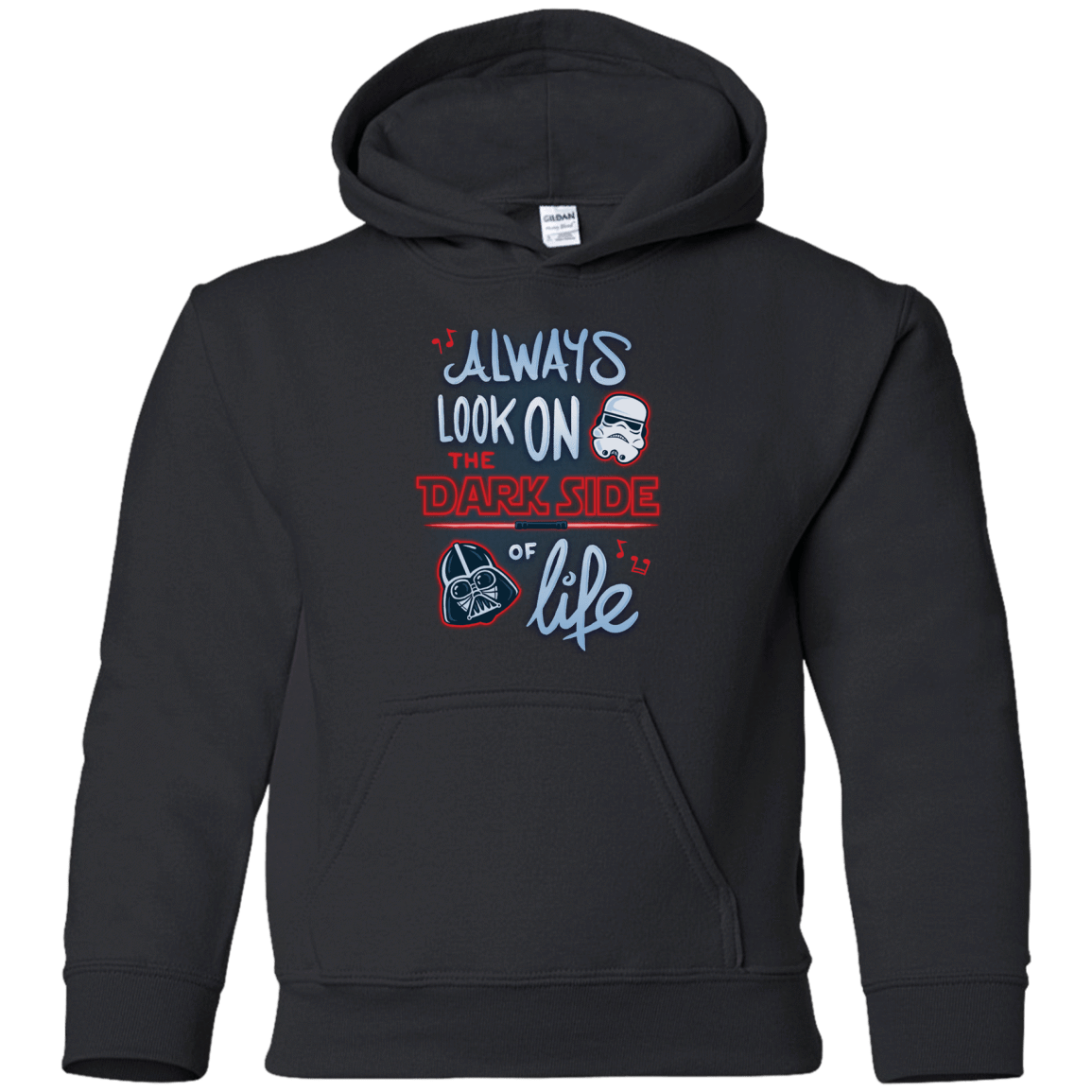 Sweatshirts Black / YS Dark Side of Life Youth Hoodie