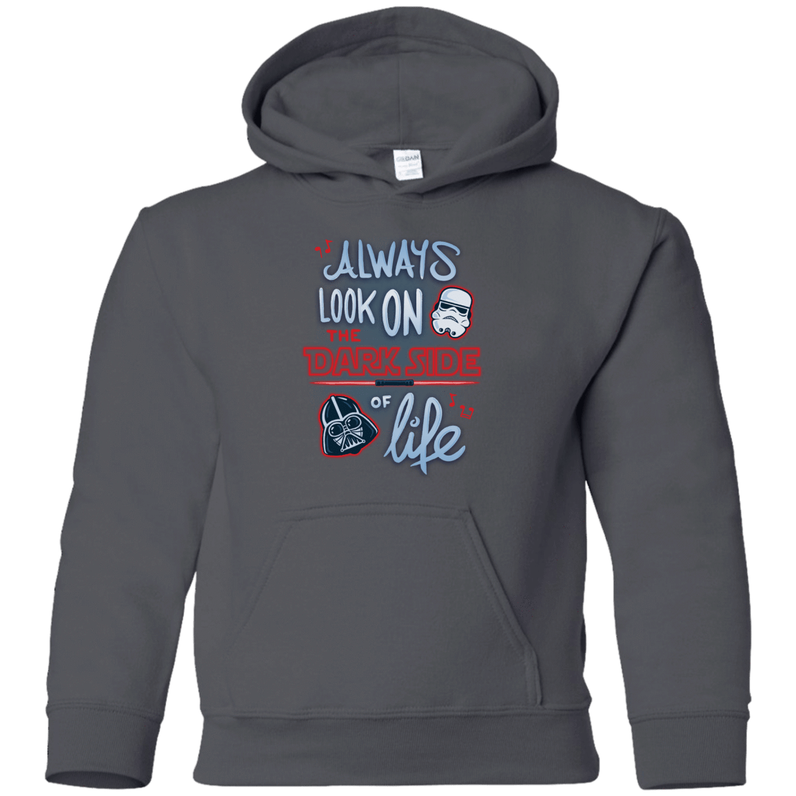 Sweatshirts Charcoal / YS Dark Side of Life Youth Hoodie