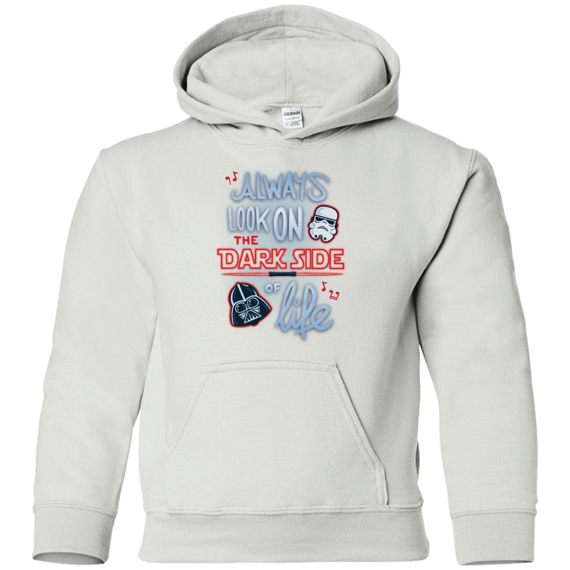 Sweatshirts White / YS Dark Side of Life Youth Hoodie