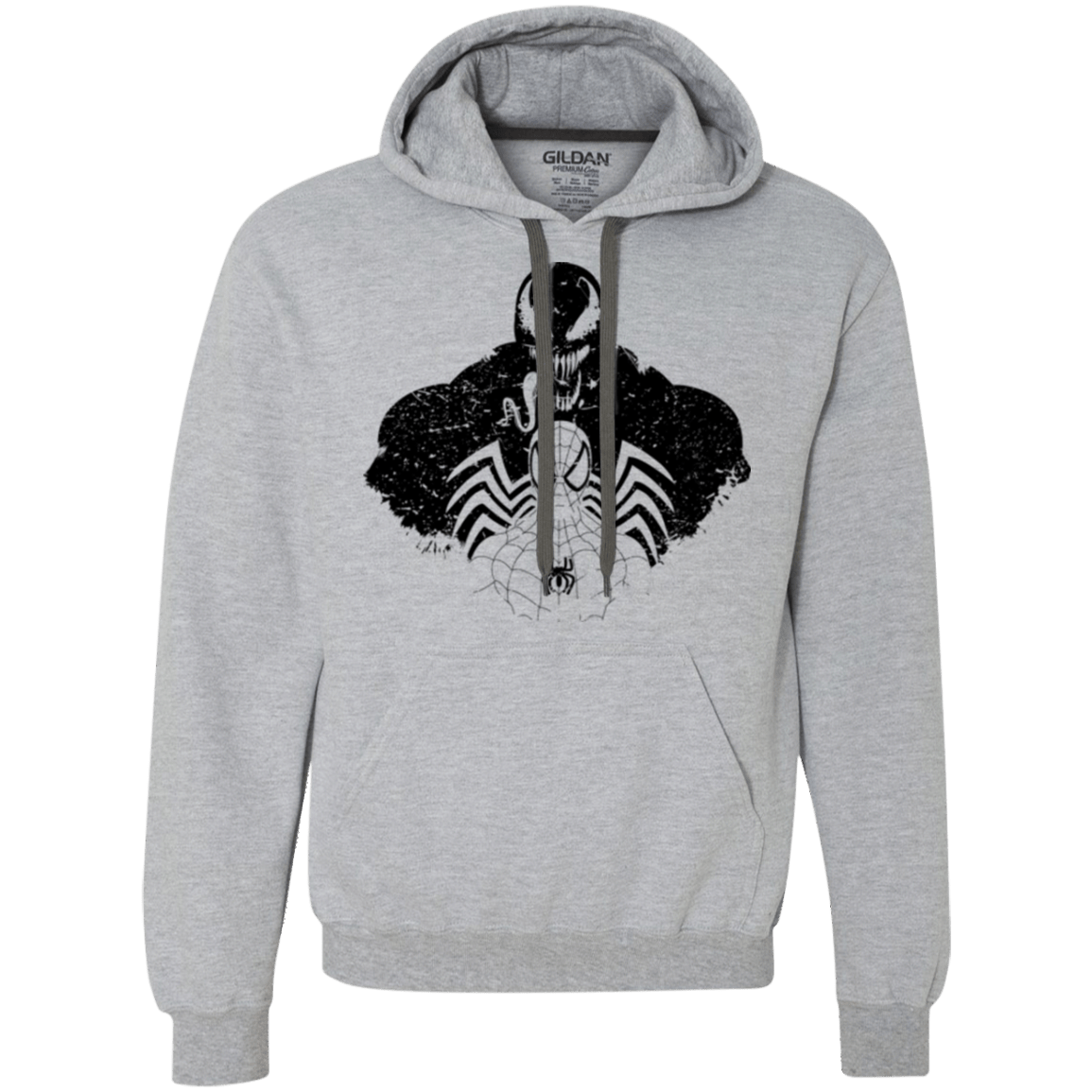 Sweatshirts Sport Grey / Small Dark Spider Shadow Premium Fleece Hoodie