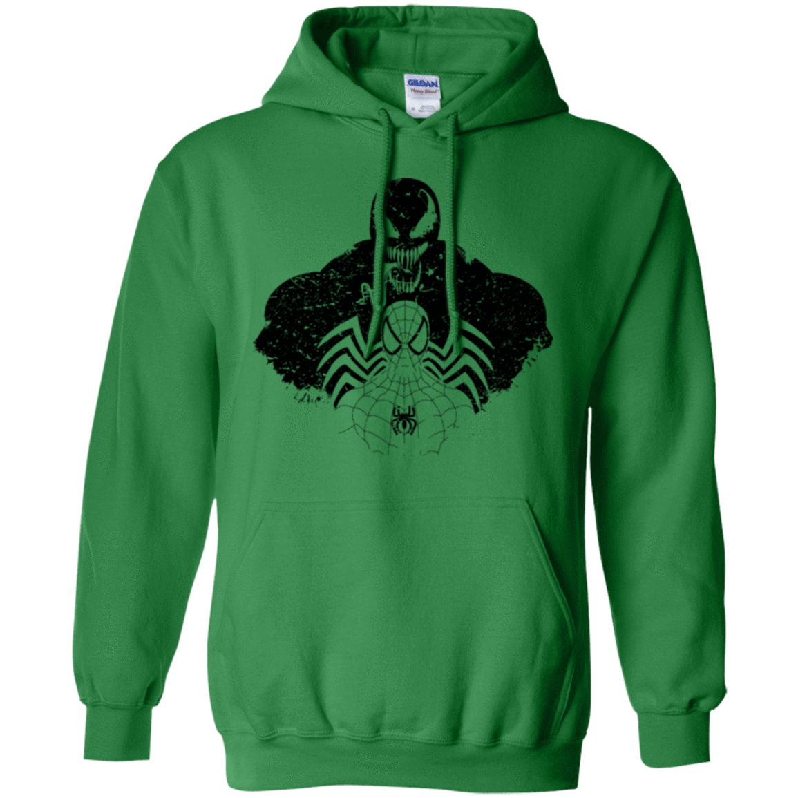 Sweatshirts Irish Green / Small Dark Spider Shadow Pullover Hoodie
