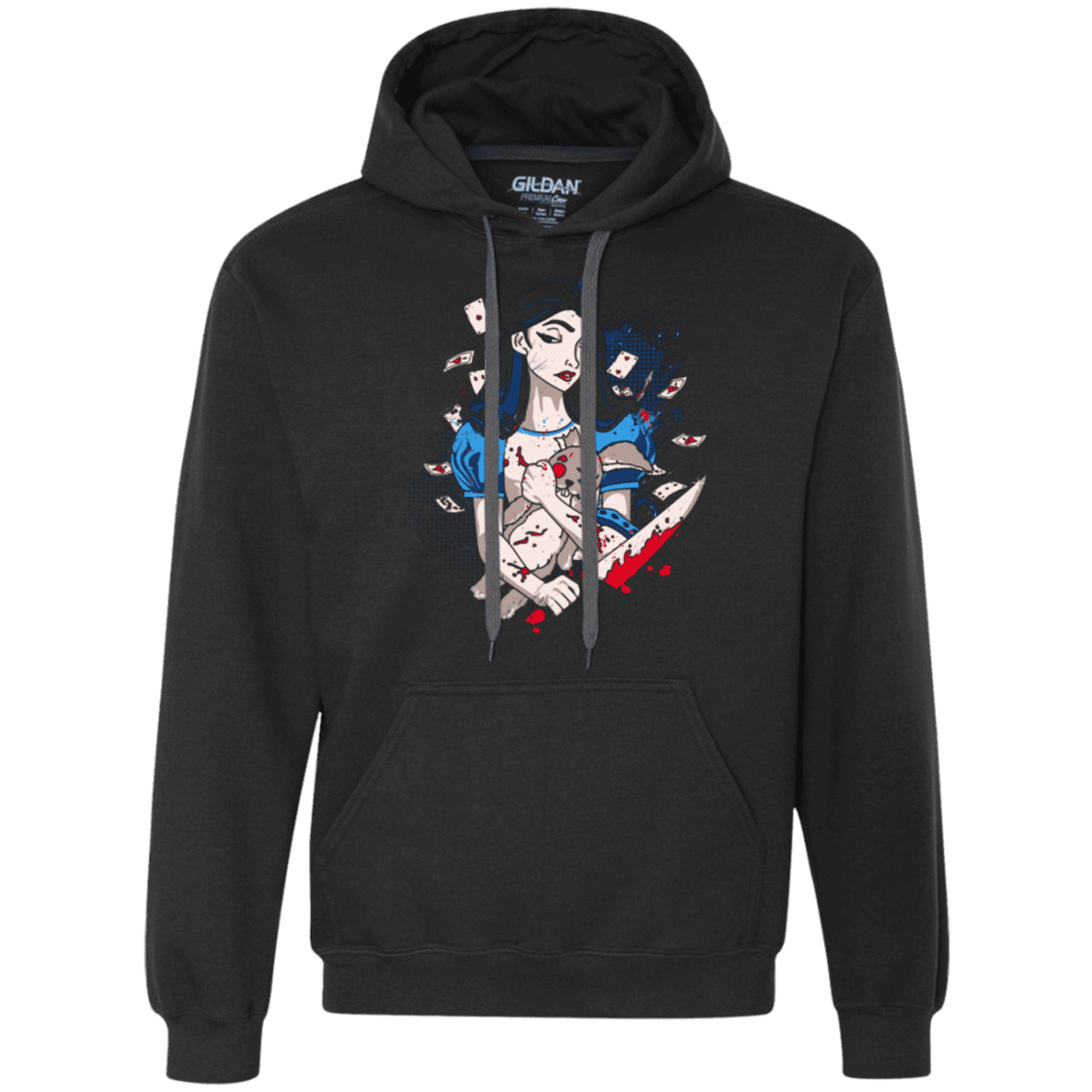 Sweatshirts Black / Small Dark Wonderland Premium Fleece Hoodie