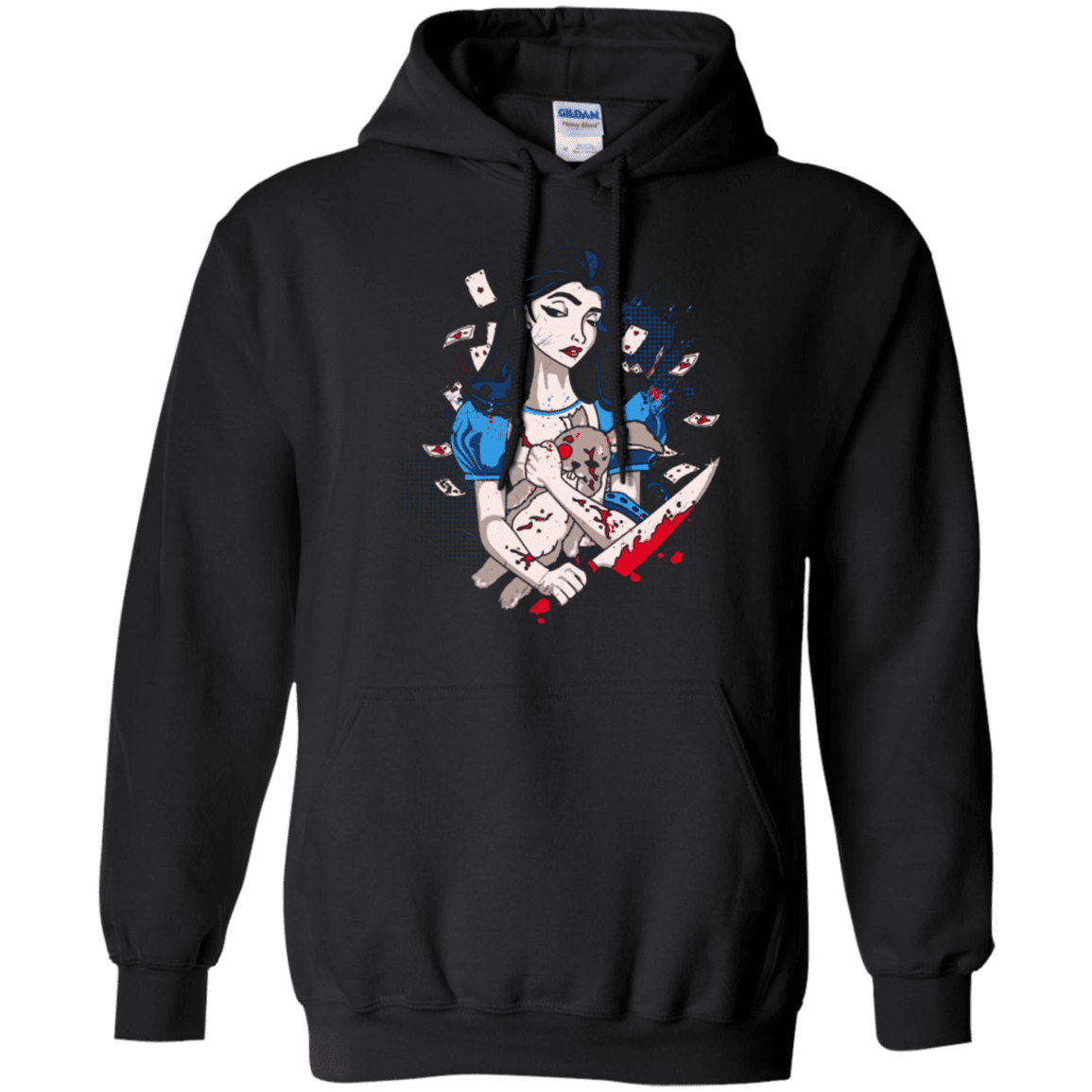 Sweatshirts Black / Small Dark Wonderland Pullover Hoodie