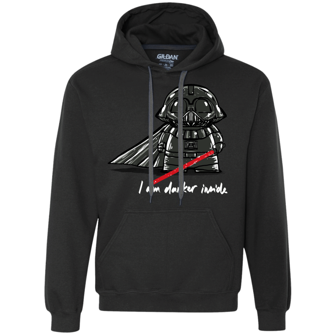 Sweatshirts Black / S Darker Inside Premium Fleece Hoodie