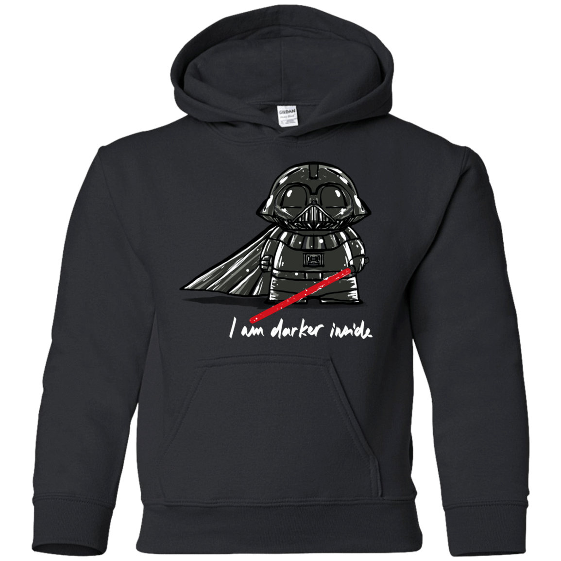 Sweatshirts Black / YS Darker Inside Youth Hoodie