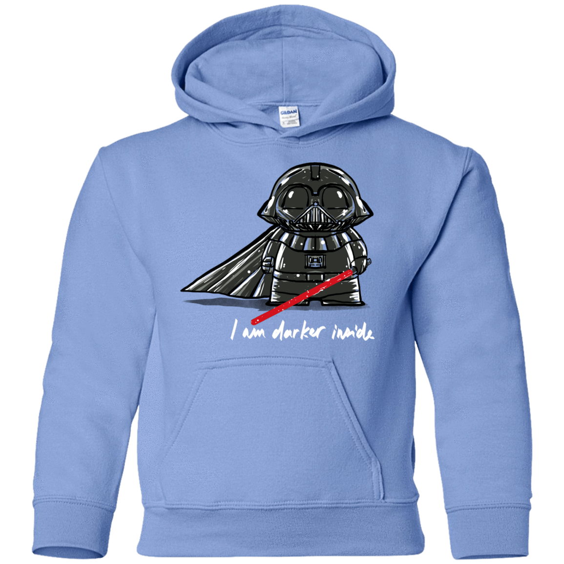 Sweatshirts Carolina Blue / YS Darker Inside Youth Hoodie