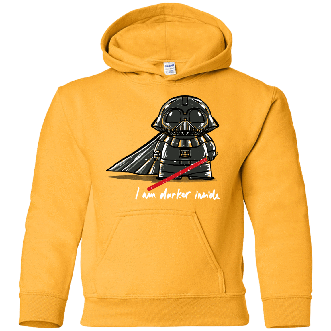 Sweatshirts Gold / YS Darker Inside Youth Hoodie