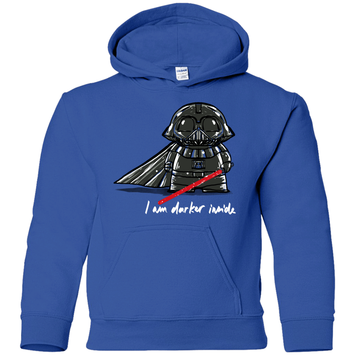 Sweatshirts Royal / YS Darker Inside Youth Hoodie