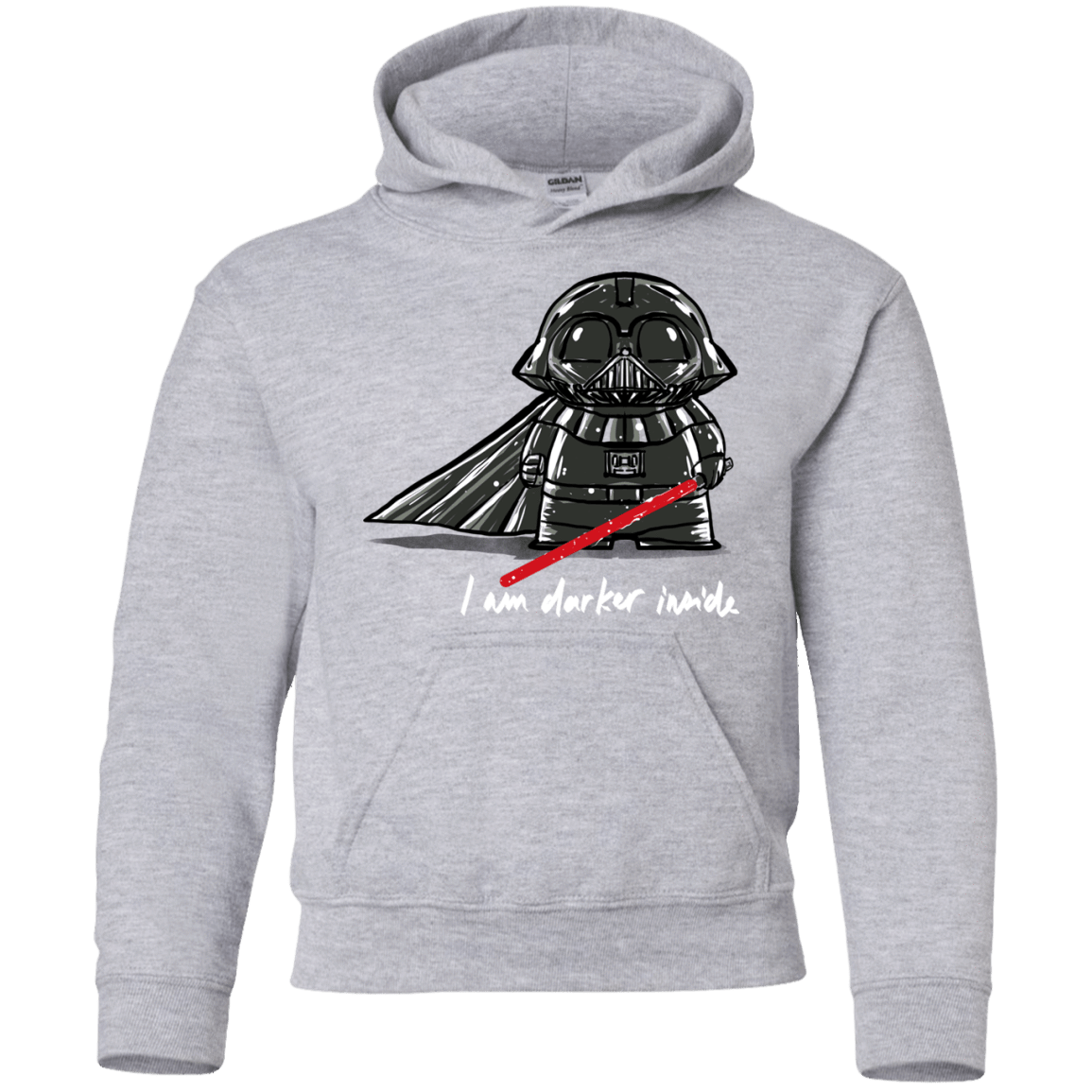 Sweatshirts Sport Grey / YS Darker Inside Youth Hoodie