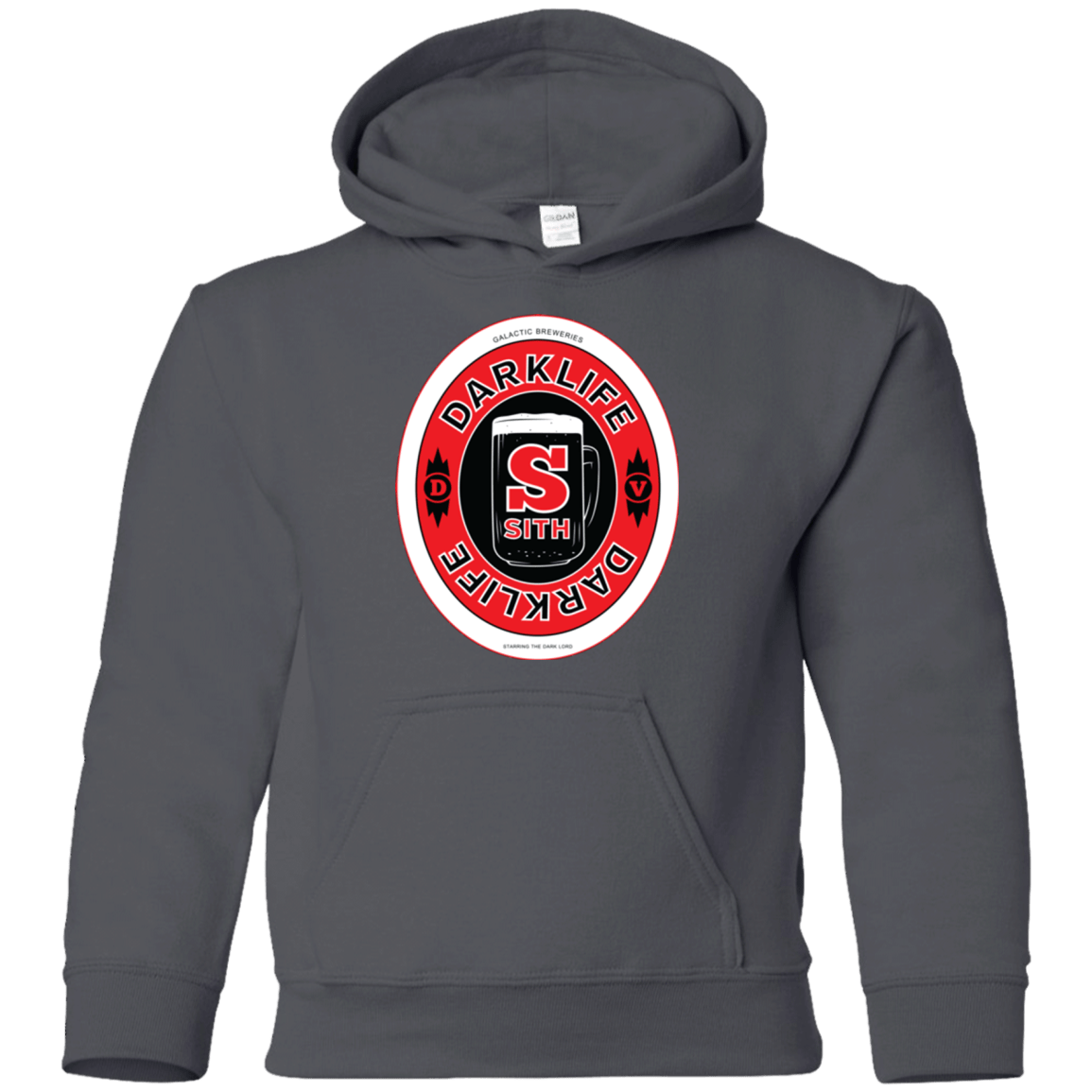 Sweatshirts Charcoal / YS Darklife Youth Hoodie