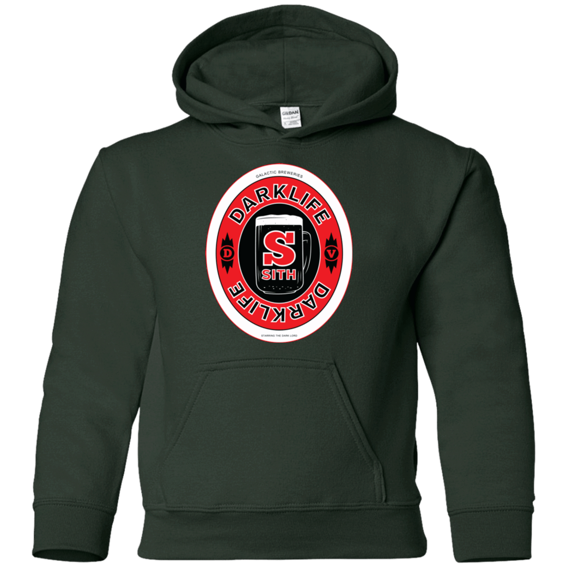 Sweatshirts Forest Green / YS Darklife Youth Hoodie