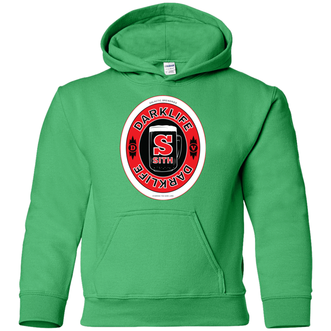 Sweatshirts Irish Green / YS Darklife Youth Hoodie