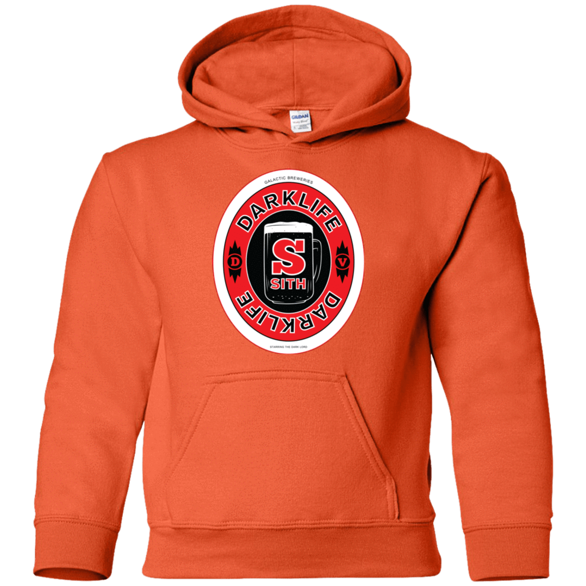 Sweatshirts Orange / YS Darklife Youth Hoodie