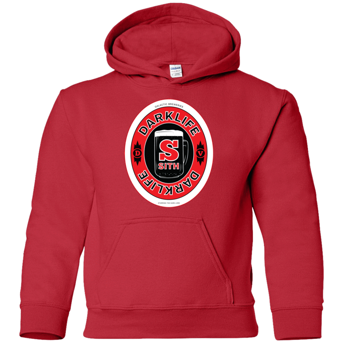 Sweatshirts Red / YS Darklife Youth Hoodie