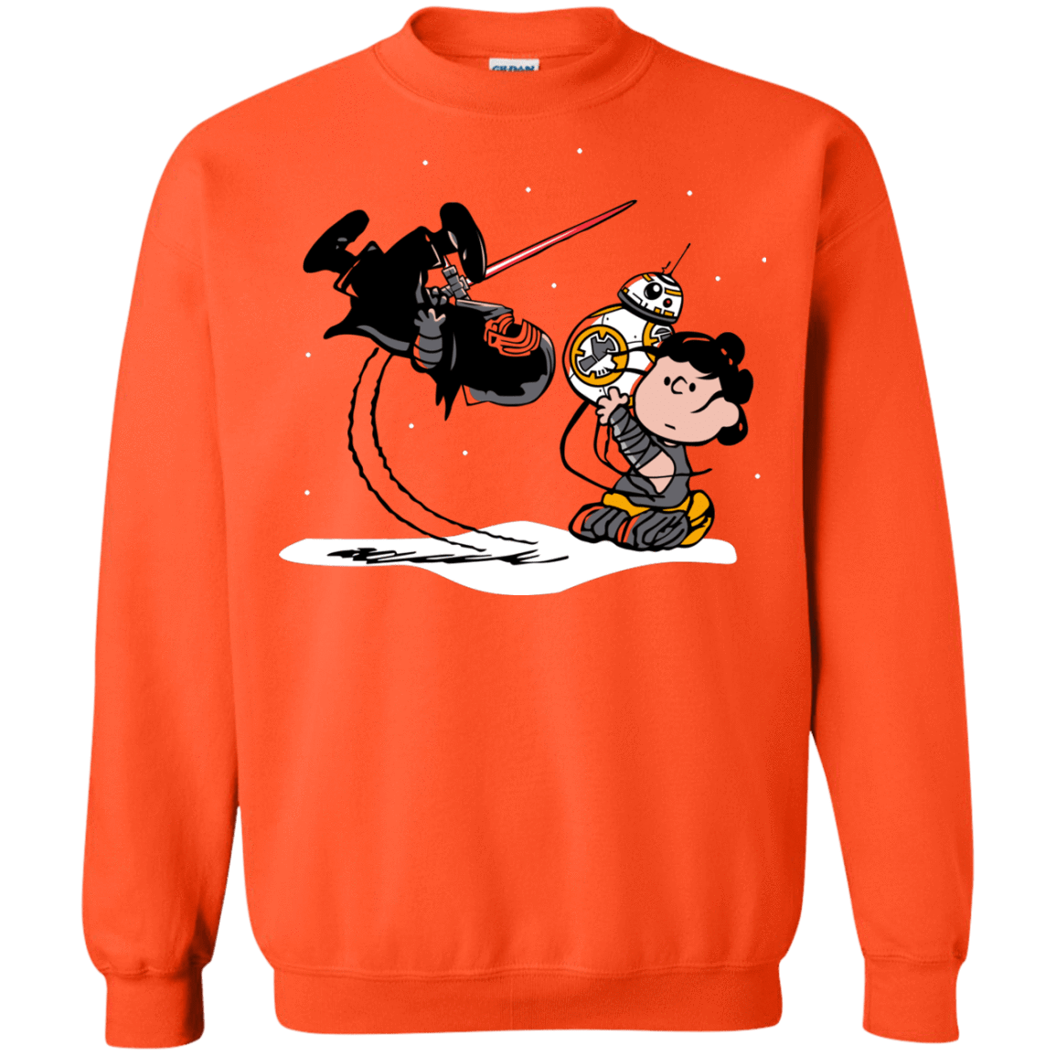 Sweatshirts Orange / Small Darkness Falls Crewneck Sweatshirt