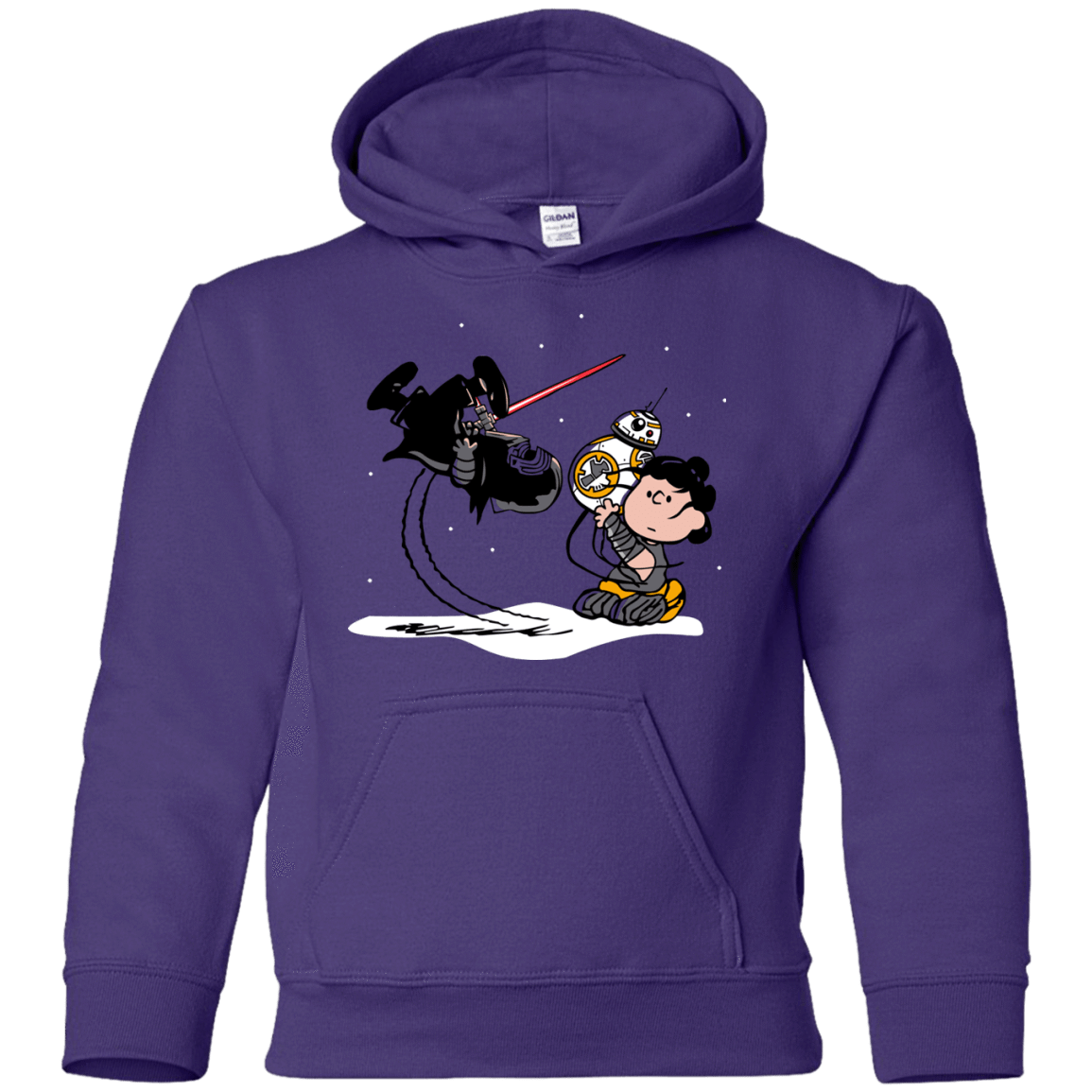 Sweatshirts Purple / YS Darkness Falls Youth Hoodie