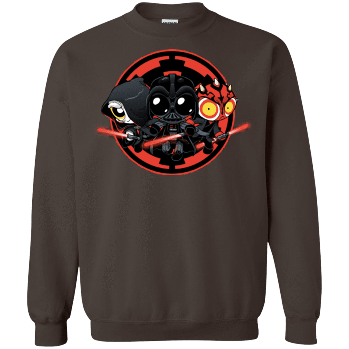 Sweatshirts Dark Chocolate / Small Darkside (1) Crewneck Sweatshirt