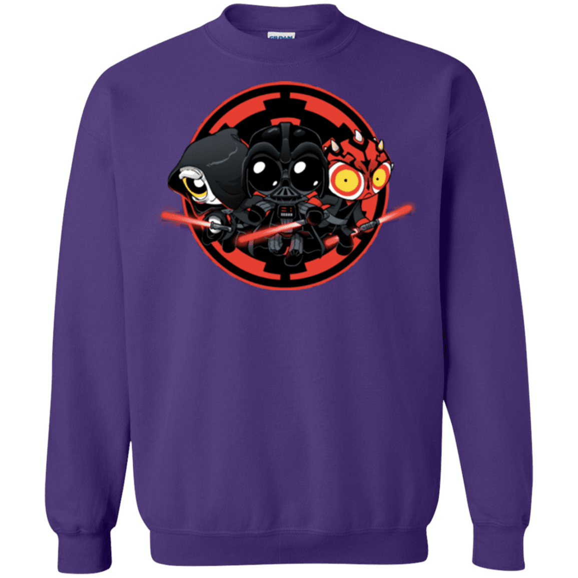 Sweatshirts Purple / Small Darkside (1) Crewneck Sweatshirt
