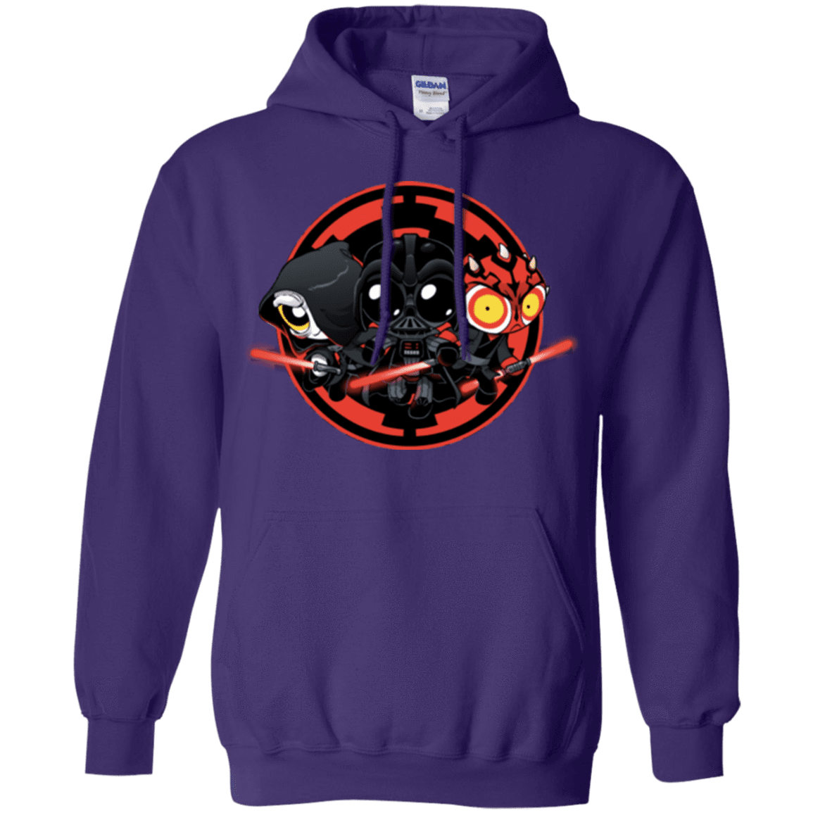 Sweatshirts Purple / Small Darkside (1) Pullover Hoodie
