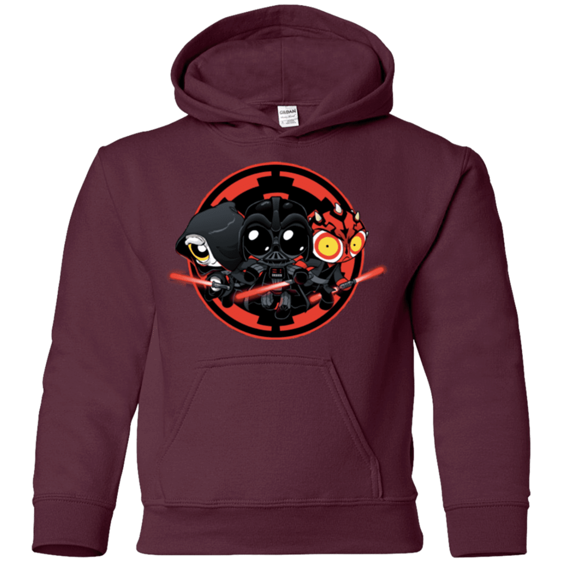 Sweatshirts Maroon / YS Darkside (1) Youth Hoodie