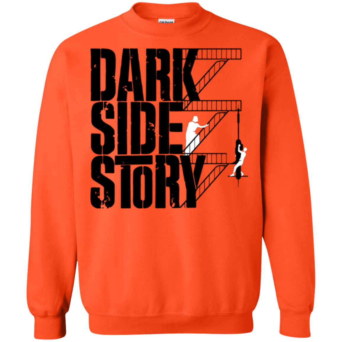 Sweatshirts Orange / Small DARKSIDE STORY Crewneck Sweatshirt