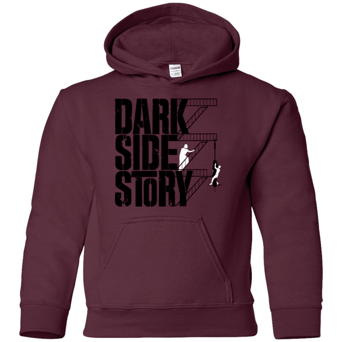 Sweatshirts Maroon / YS DARKSIDE STORY Youth Hoodie