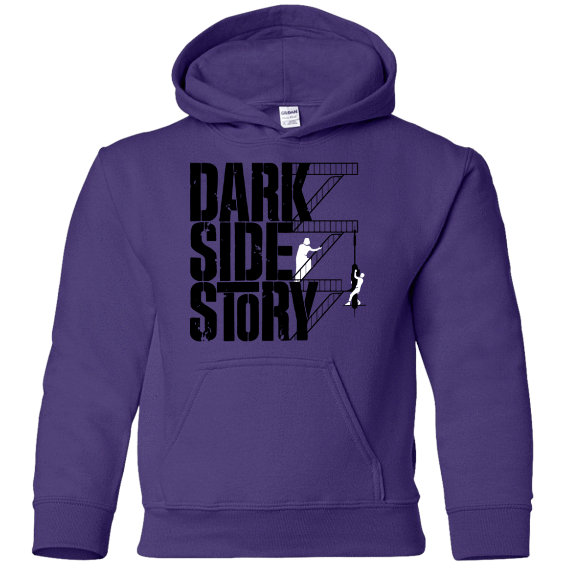 Sweatshirts Purple / YS DARKSIDE STORY Youth Hoodie