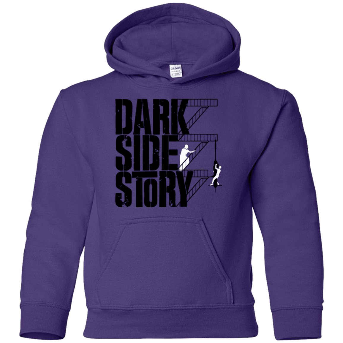 Sweatshirts Purple / YS DARKSIDE STORY Youth Hoodie