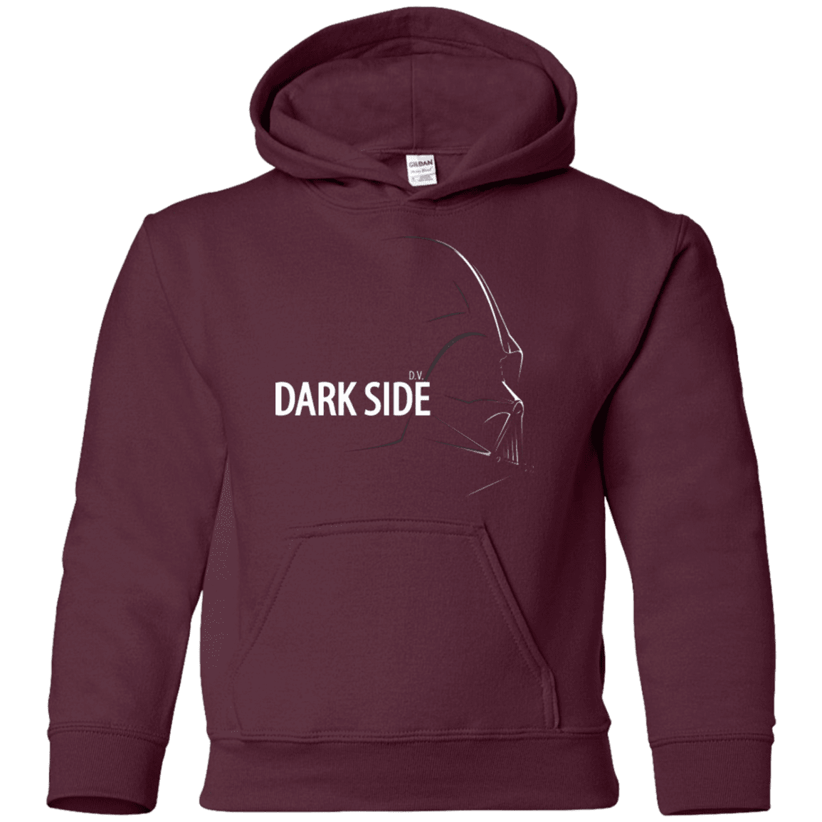 Sweatshirts Maroon / YS DARKSIDE Youth Hoodie