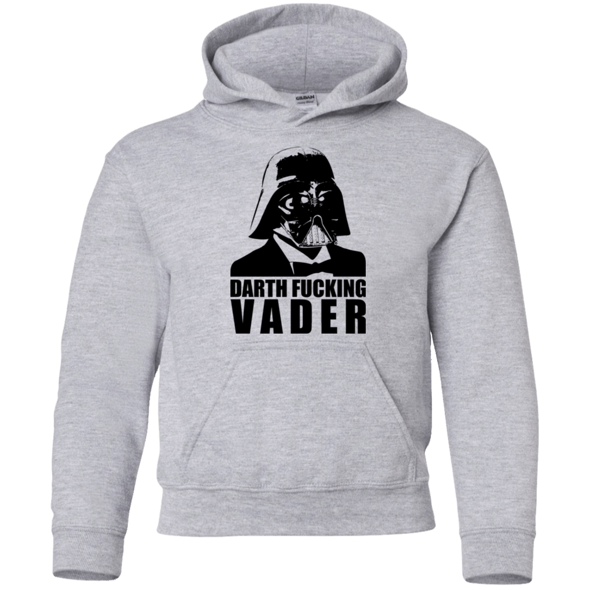 Sweatshirts Sport Grey / YS Dart Fucking Vader Youth Hoodie