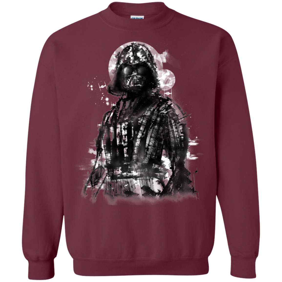 Sweatshirts Maroon / S Darth Bot Crewneck Sweatshirt