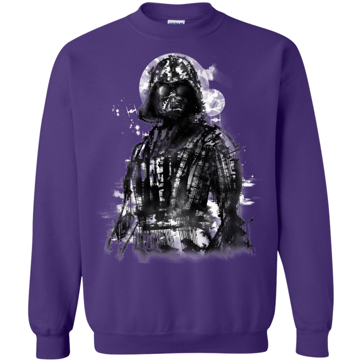 Sweatshirts Purple / S Darth Bot Crewneck Sweatshirt