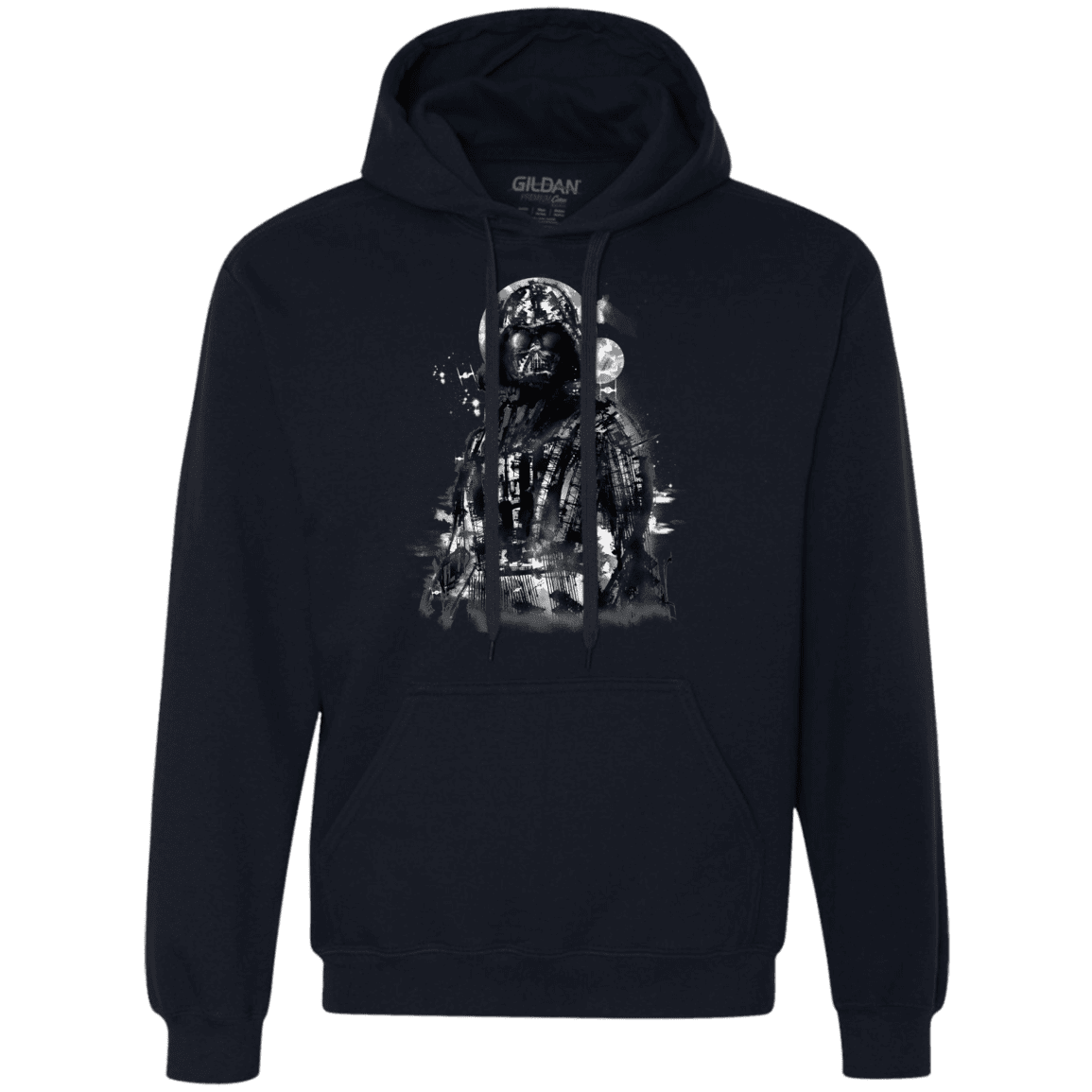 Sweatshirts Navy / S Darth Bot Premium Fleece Hoodie