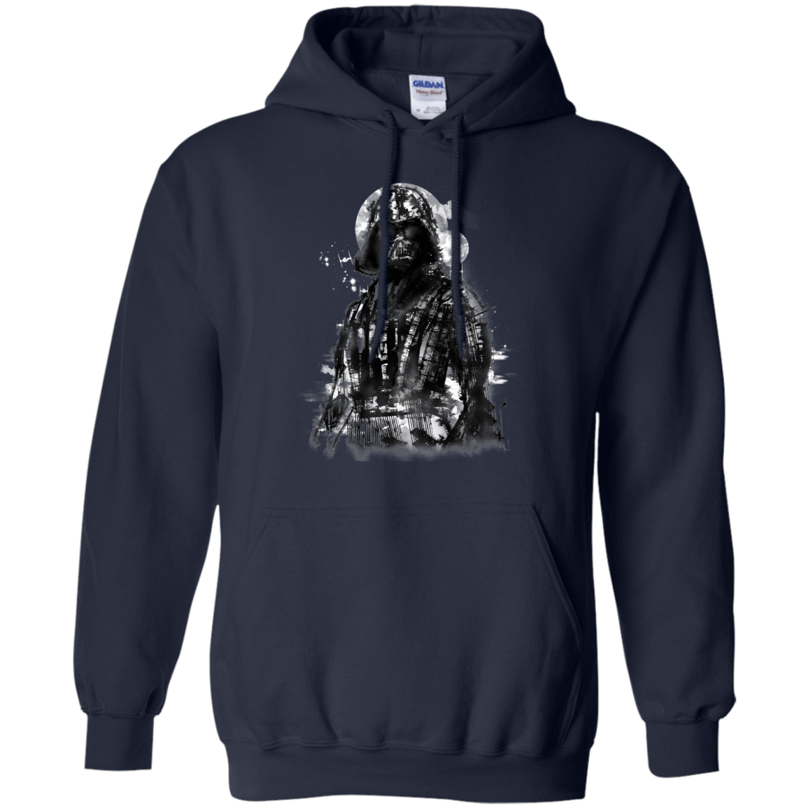 Sweatshirts Navy / S Darth Bot Pullover Hoodie