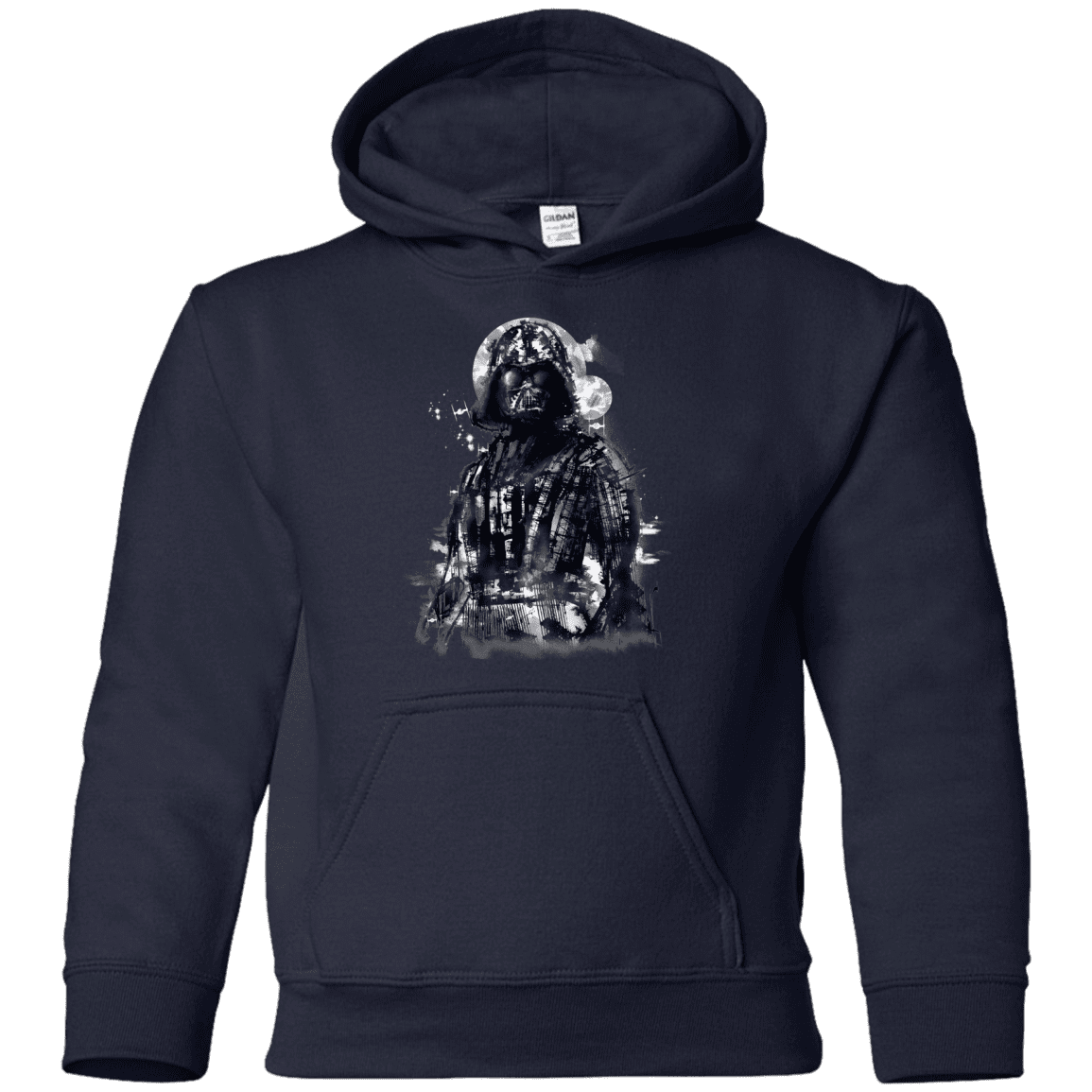 Sweatshirts Navy / YS Darth Bot Youth Hoodie
