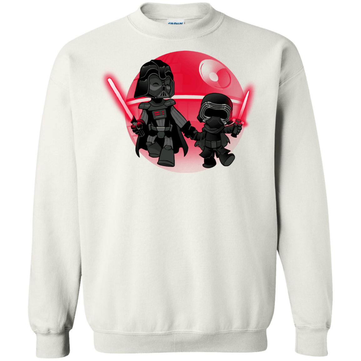 Sweatshirts White / Small Darth Grandpa Crewneck Sweatshirt