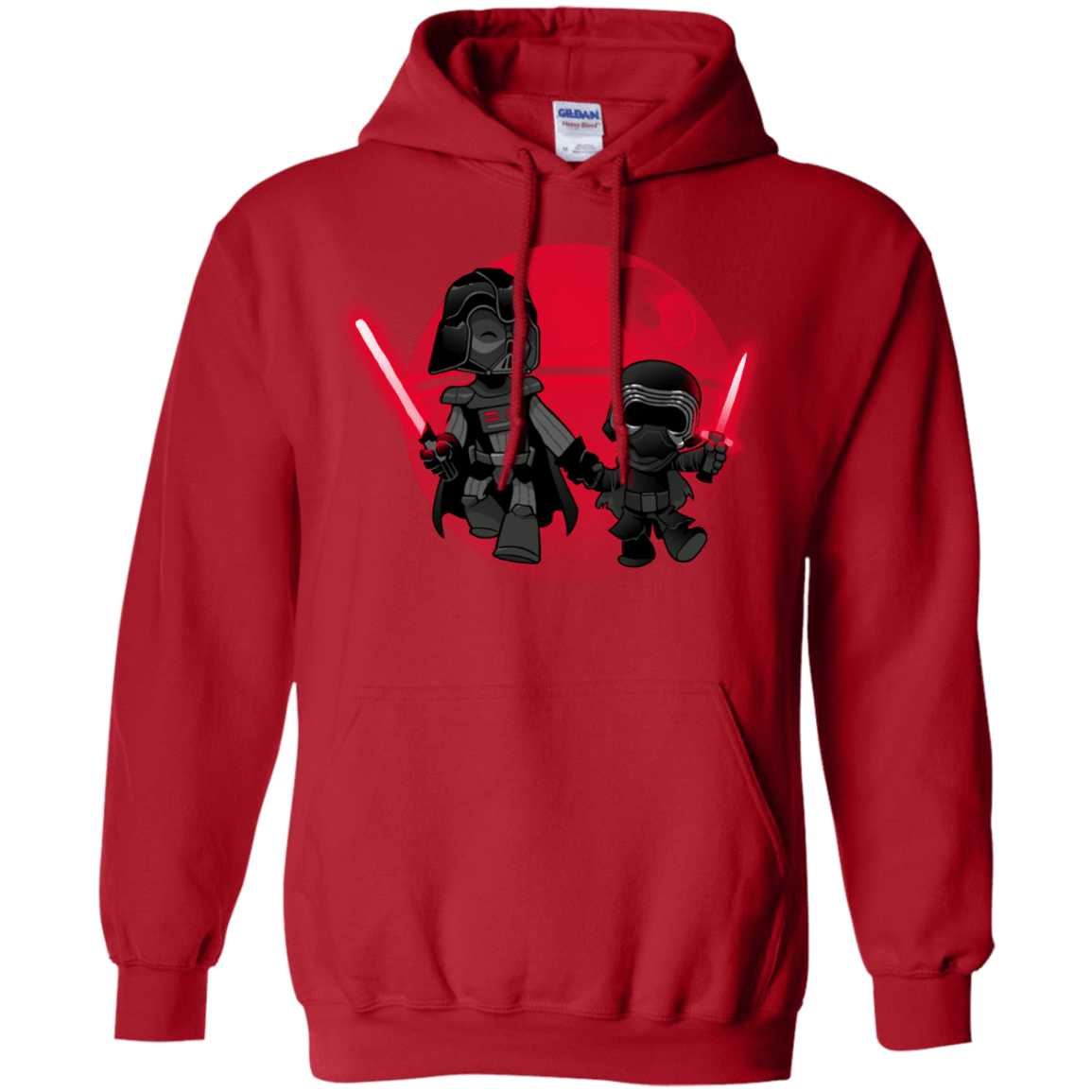 Sweatshirts Red / Small Darth Grandpa Pullover Hoodie